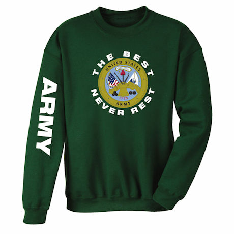 The Best Never Rest Military Long Sleeve T-Shirts or Sweatshirts